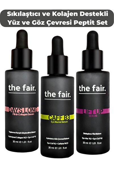 the fair. Yaşlanma Karşıtı Nemlendirici ve Sıkılaştırıcı Peptit Destekli Set