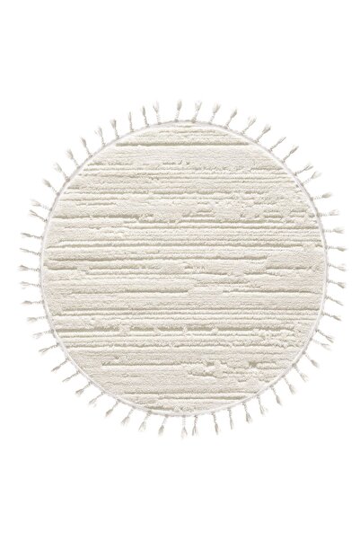 venucci home & living Quincey Bukleli Yumuşak Peluş Post Shaggy Krem Çocuk Od...