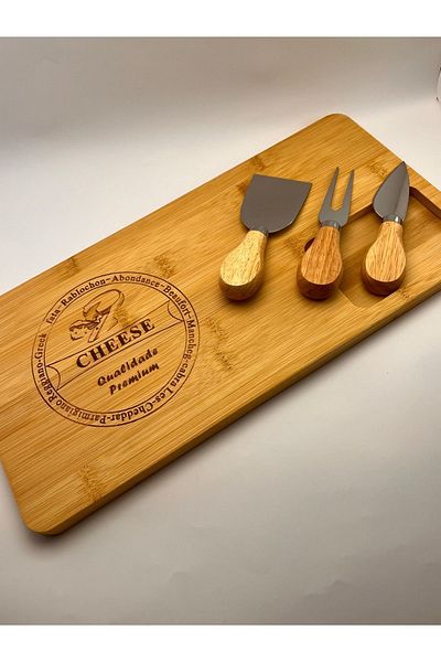 BALSA 4 Piece Cheese Cutting and Presentation Board Set - Water Resistant