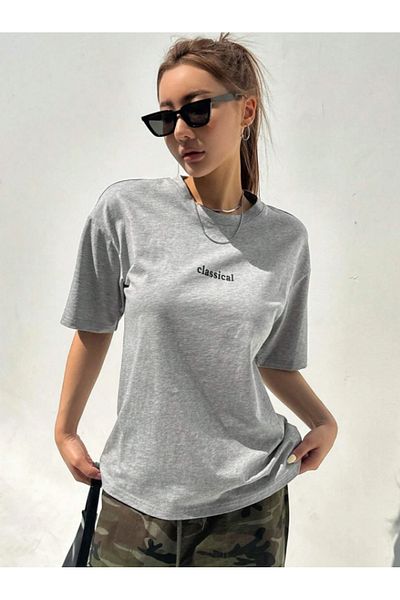 Baxia Γυναικείο μπλουζάκι Classic Printed Oversize