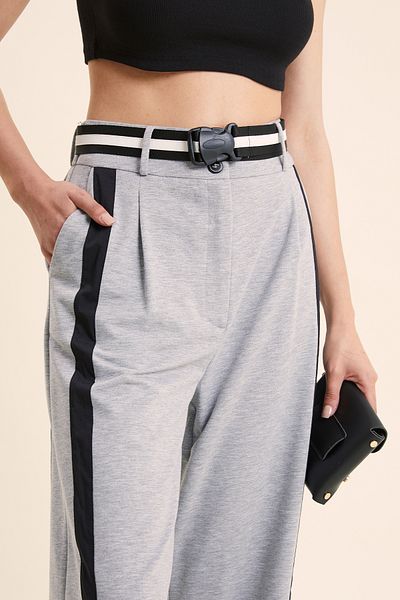 VERDA Garni Detailed Trousers with Belt