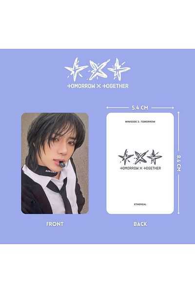 Kpop Dünyasi TXT '' Minisode 3 : Tomorrow'' Ethereal VerPhotocards Set