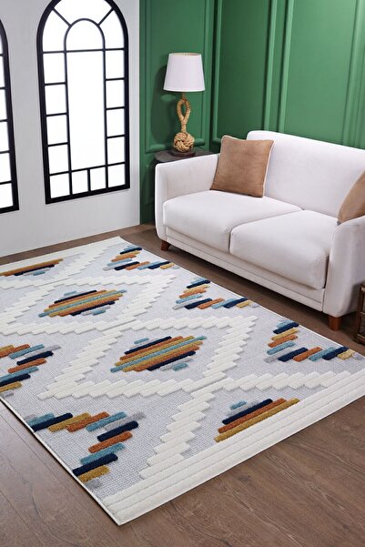 venucci home & living Quincey Bukleli Yumuşak Peluş Post Shaggy Krem Çocuk Od...