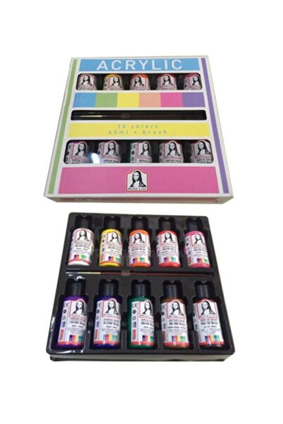 Südor Mona Lisa Akrilik Boya Özel Seti 10 Renk X 40 ml