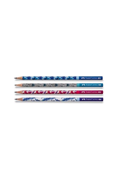Faber Castell قلم رصاص دائري بيكوك 4 قطع