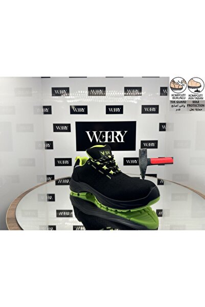 e&e Kompozit Burun/Taban Korumalı Yazlık İş Ayakkabısı Çok Hafif S1 P Ortopedik Taban Spor İş Ayakkabısı