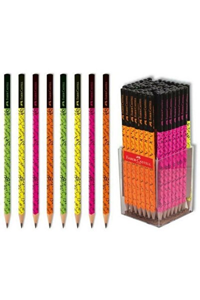 Faber Castell Formül Üçgen Kurşun Kalem Siyah 4 Lü