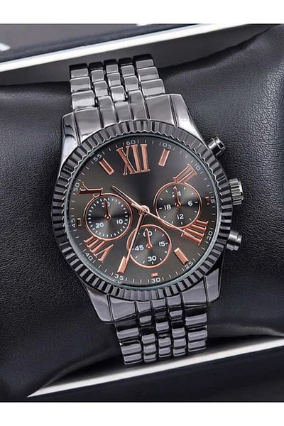 Leerybee Men's Black Wristwatch