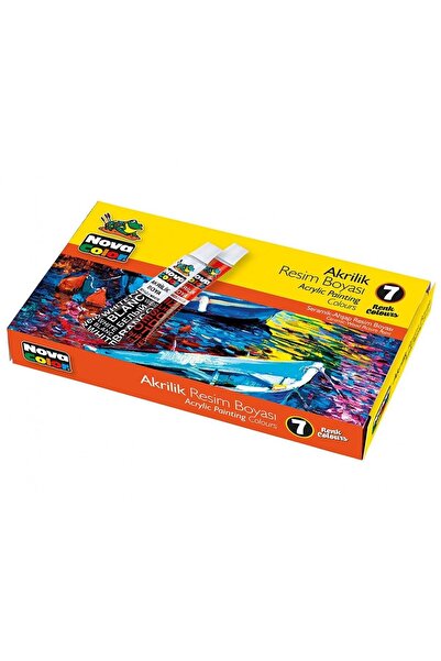 Nova Color N.color Akrilik Boya Tüp 7 Li Takım