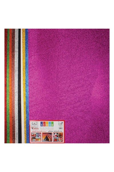 Südor Eva 50x70 Cm 10 Colors Glitter Adhesive (sk32)