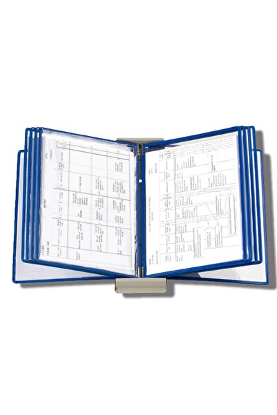 DENİZ Şömiz Duvar Tipi 10'lu A4 Evrak Tutucu 10 Dosya + Metal Aparat