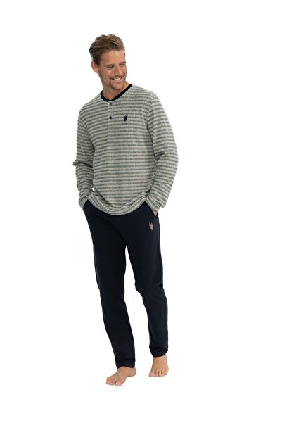 U.S. Polo Assn. Чоловіче поло US Polo Assn Чоловічий домашній одяг темно-синій