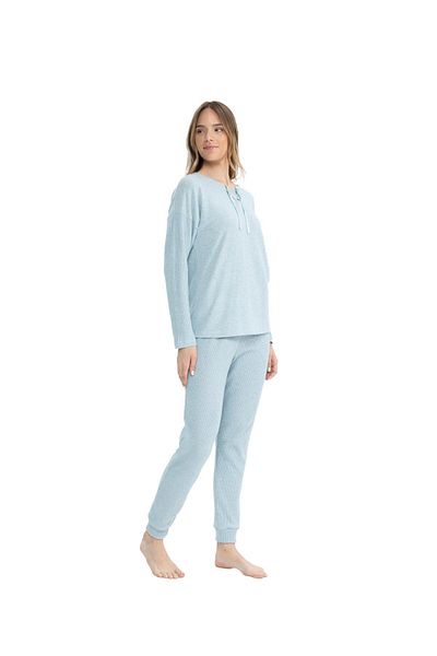 U.S. Polo Assn. BAZA. Polo Assn. Femei - Set de pijamale Blue Melange