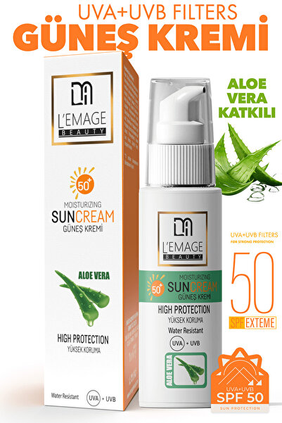 L'EMAGE BEAUTY Lemage Spf 50 Yüz Ve Vücut Güneş Kremi 60 ml ( Waterproof )