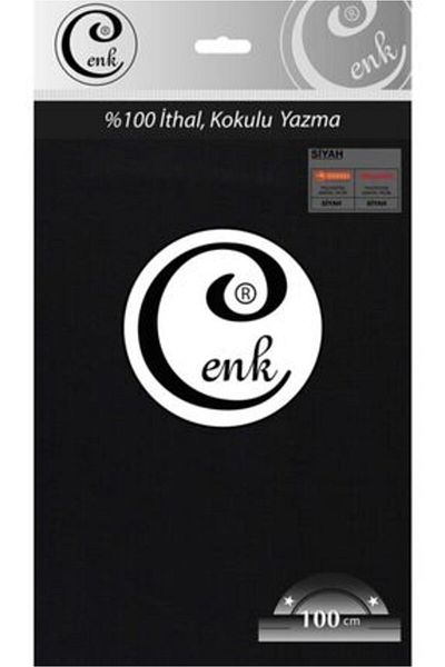 NOVAFACE 100 Cm Plain Colored Bagged Writing - 0301 - 999-black-50