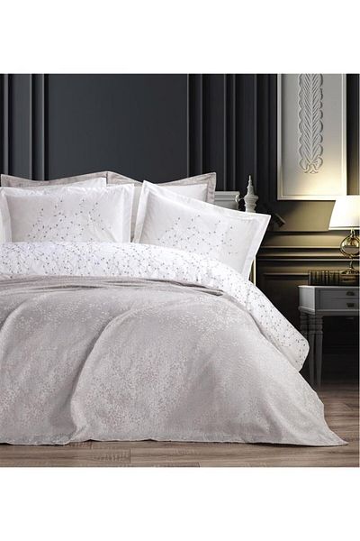 Çeyiz Diyarı Beige Color 7 Piece Burçak Bridal Set