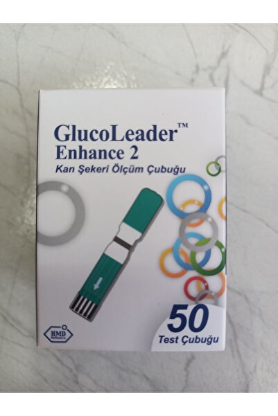 GlucoLeader Enhance2 Şeker Ölçüm Çubukları 50 Adet Strip