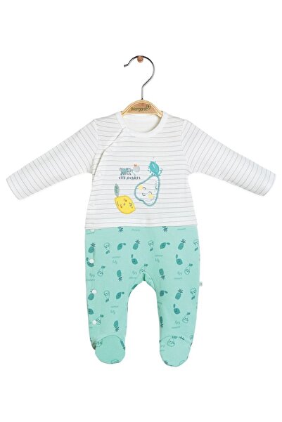 Biorganik Unisex Baby Pear Is So Sweet Pear Long Sleeve Jumpsuit