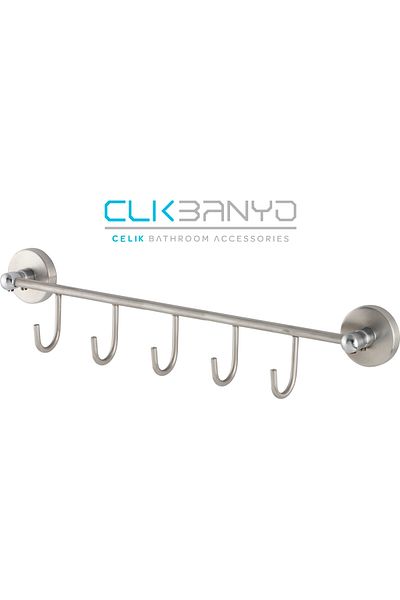 ÇELİK BANYO تعليقة صديقة للبيئة مكونة من خمس قطع غير لامعة 304 من الفولاذ المقاوم للصدأ