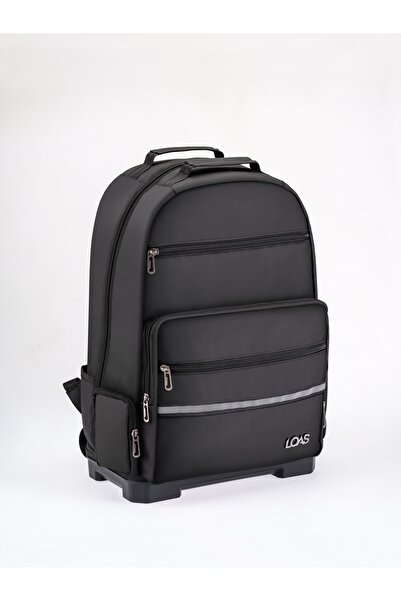 LOAS LSTCS37-PT Plastik Tabanlı Takım ve Alet Sırt Çantası Profesyonel Ağır H...