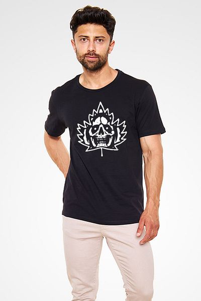 tf tişörtfabrikası Μαύρο μπλουζάκι Mad Season Unisex