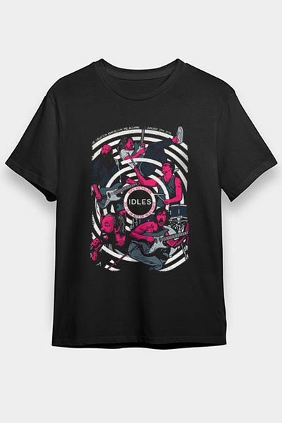 tf tişörtfabrikası Μπλουζάκι Idles Black Unisex T-Shirt