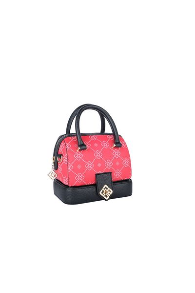 LAMBERTİ Mini Mirrored Handbag - 7021-2
