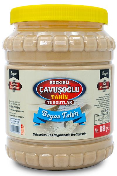 Bozkırlı Çavuşoğlu Less Roasted White Tahini Crochet Tahini 1830g