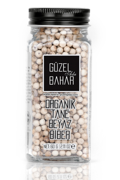 Güzel Ada Gıda Organik Tane Beyaz Biber 60 gr