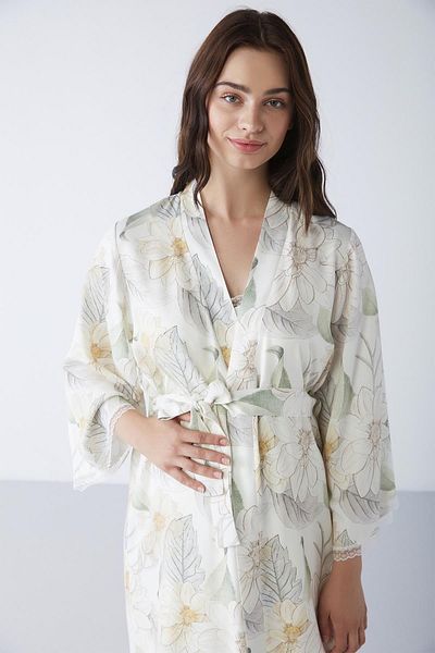 Catherine's Soft textured maternity robe-2349