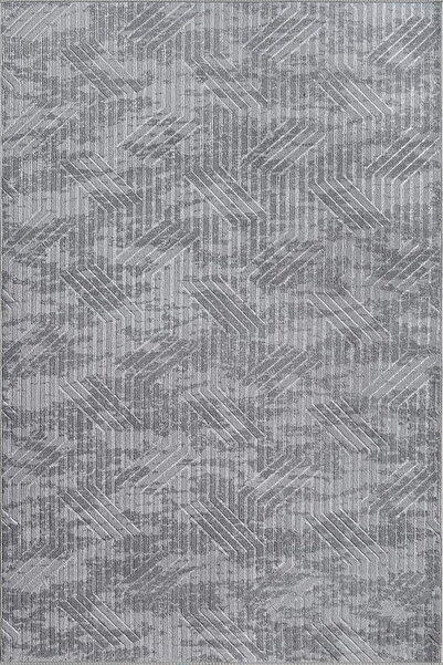 ALgorand Home Anthracite Gray Runner - Washable, Non-Slip Base, Cutting Embossed Living Room Hallway Kitchen Rack