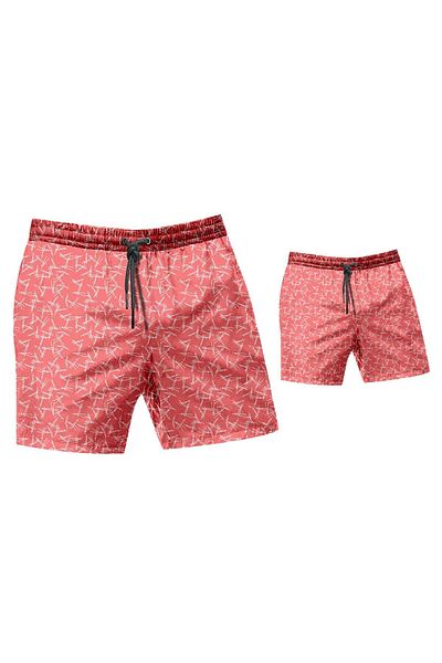 C&City Vater-Sohn-Badeshorts B1550/O1240-10 Mehrfarbig