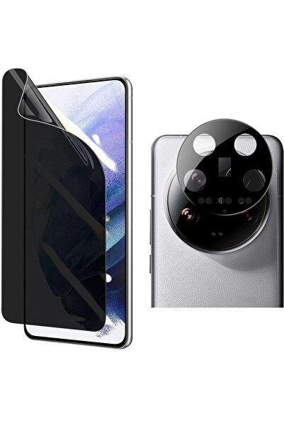 corcishop Xiaomi Mi 14 Ultra Kavisli Hayalet Nano Ekran Koruyucu + Kamera Len...