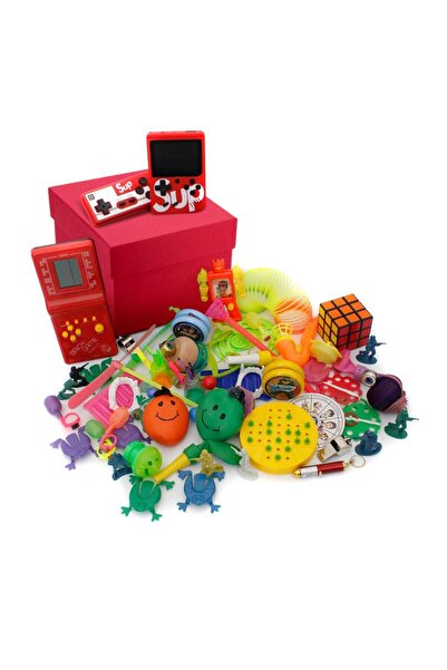 Nostaljik Lezzetler Anneler Günü Nostaljik Hediye Özel Kırmızı Oyuncak Kutusu...