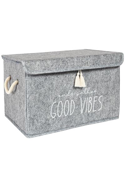 Faiend Closet Organizer - Multi-Purpose Felt Storage Box and Toy Box