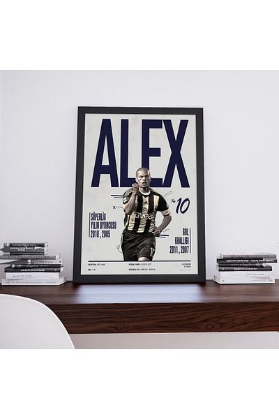 KAYNOCK Pictură poster Alex De Souza, Fenerbahçe, pictură cu design digital