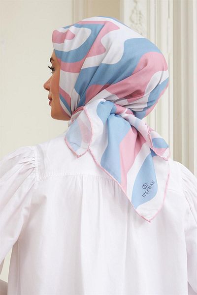 Sultan Eşarp Cotton Scarf - Ipekhan Twist Model - Seıhe1100-07