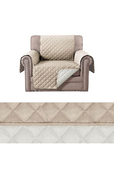 Faiend Lint and Stain Resistant Washable Sofa Cover with Liquid-Repellent Feature Single Seat Shawl