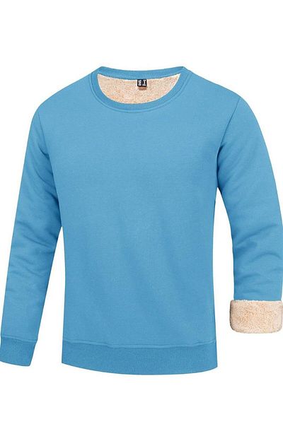 ARDSU Ανδρικό φούτερ Fleece - Ζεστό Sherpa Lined, Crew Neck Winter