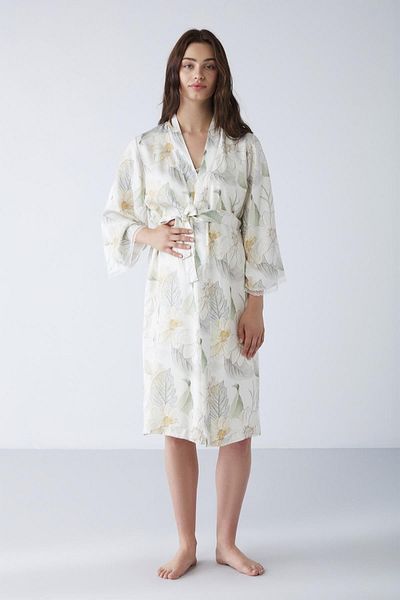 Catherine's Soft textured maternity robe-2349