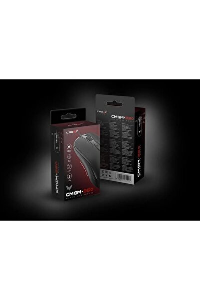 Crown Micro Kablolu Mouse Sağ Ve Sol El Cmm-23 Usb Siyah 3d Optik