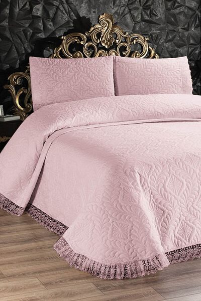 Bir Aksesuar Bedspread, Double Bedspread - Powder