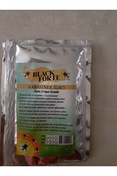 ÇAĞ TARIM BLACK FORTE KARA SİNEK YEMİ 20 GR SULANDIRABILIR VEYA TABAKTA KULLANIM