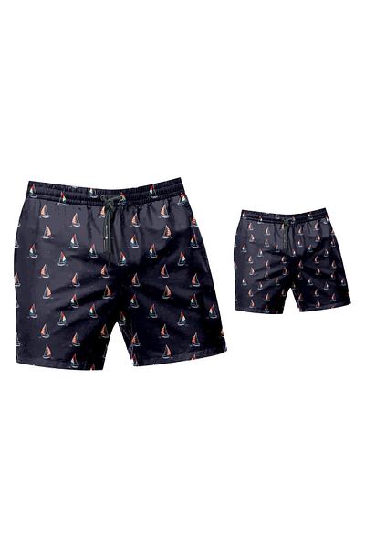 C&City Father Son Sea Shorts B1550/o1240-01 Mehrfarbig
