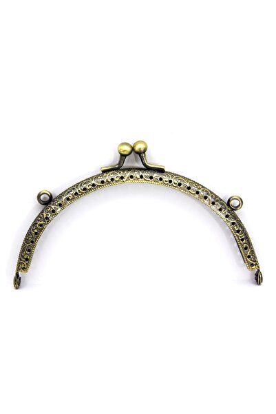 yfhobi 1 Adet - 12.5 cm, Metal Çanta-Cüzdan Kulpu, Dikmeli Model, 1.Kalite Ka...