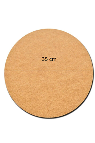 Rapithwin 6 Adet 35 Cm Çap 3 Mm (2.7 MM) Ham Mdf Duralit Daire Plaka Supla Tabanı