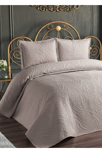 coverbox Ultrasonic Quilted Double Bed Set - Cover and Pillowcases