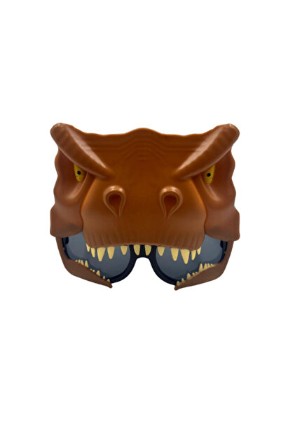 kidspartim Parti Gözlük Lüx Dinozor kahverengi