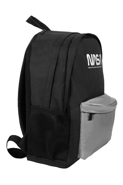 Me Çanta Rucsac pentru școală și zi cu zi Nasa Silver Color - Detaliat de buzunar