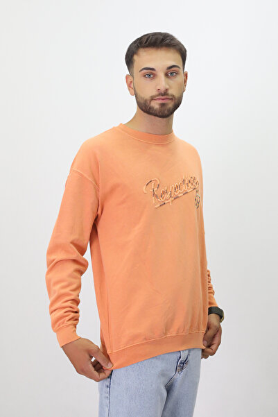 Diop Distressed Pattern Unisex Crew Neck Sweatshirt